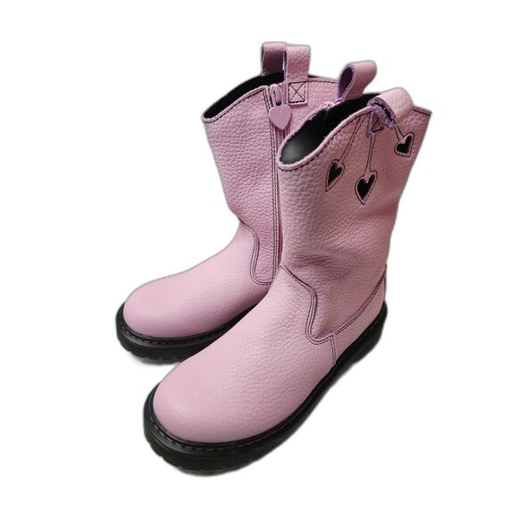 Dr. Martens Bex Heart P O Boot Womens 5 Pale Pink and Black EU 36 Core Bex Kids - Picture 4 of 10
